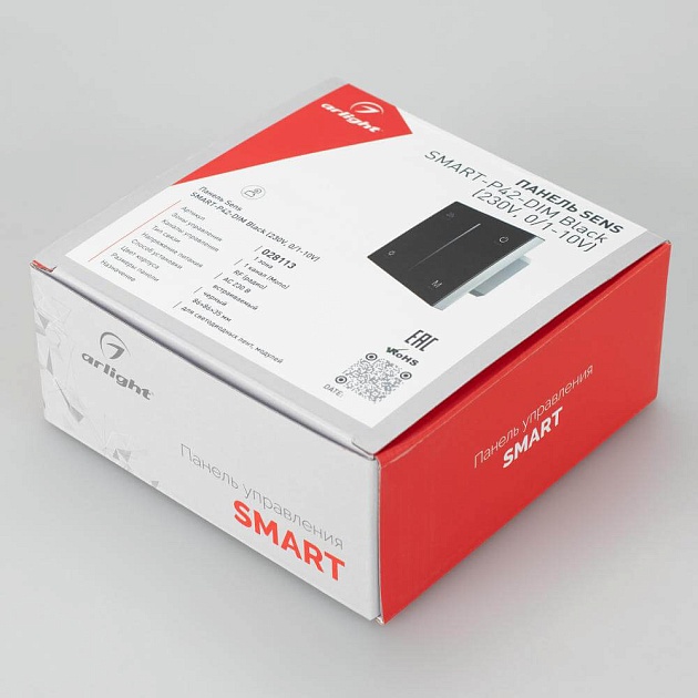 Панель управления Arlight Sens Smart-P42-Dim Black 028113 фото 4