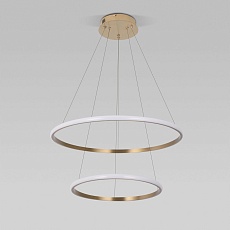 Подвесной светодиодный светильник Eurosvet Collars 90264/2 латунь 1