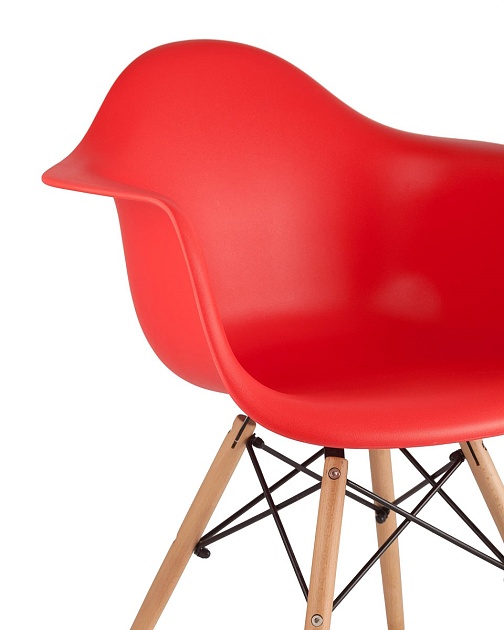 Стул Stool Group EAMES W красный DC-20070801 RED изображение 6 Стул Stool Group EAMES W красный DC-20070801 RED Фото № 6