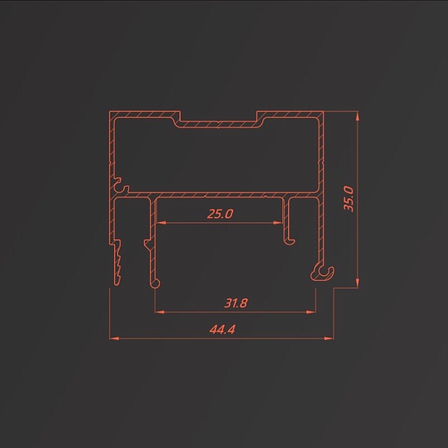 Профиль Flexy для натяжных потолков 8245 BRUS 02 Фото № 2