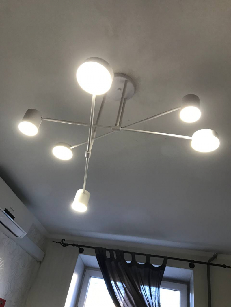 Потолочная светодиодная люстра Kink Light Мекли 07649-6A,01 ⚡ — купить ...